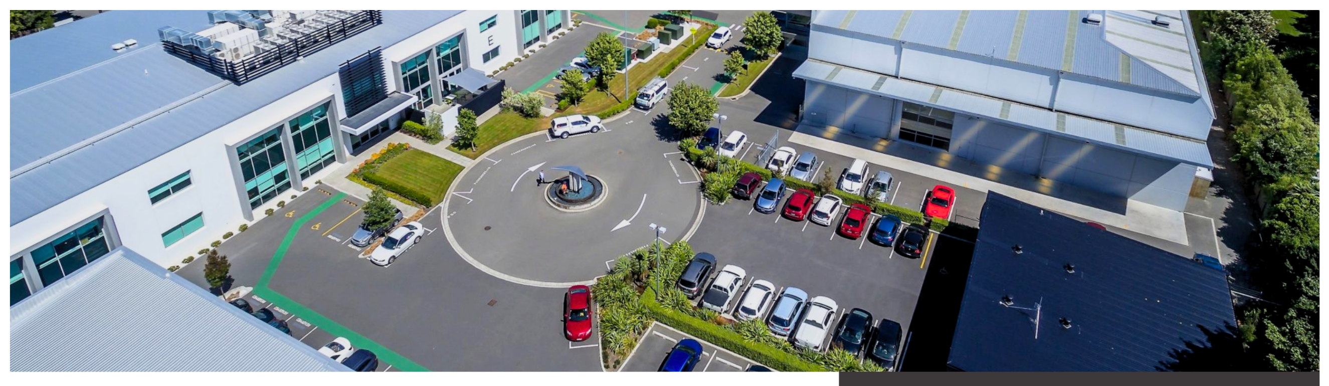 Airport Business Park entrance roundabout