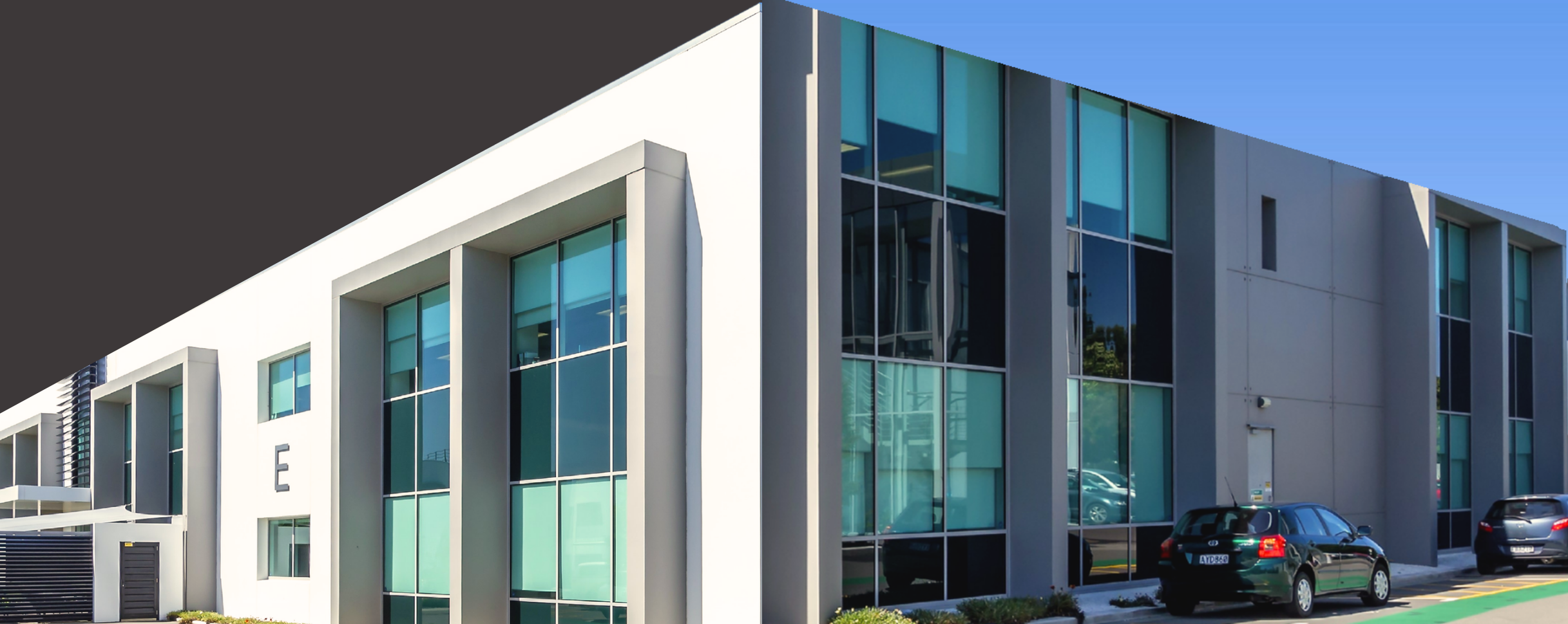 Office buildings at Airport Business Park